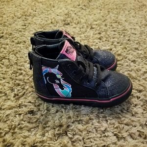 Toddler Girls Unicorn sk8-Hi Zip Vans
